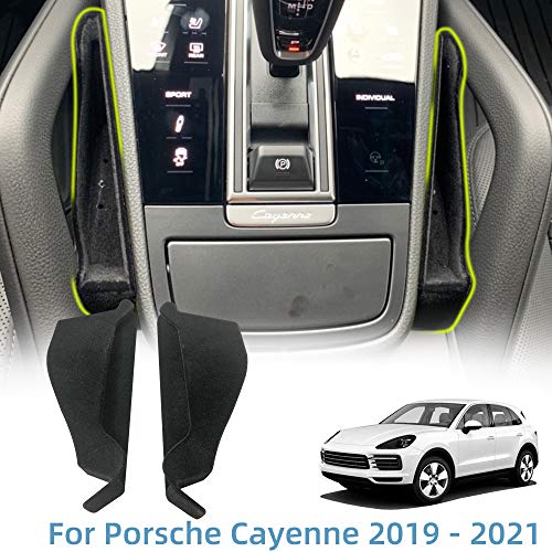 Front Row Armrest Box Storage Tray Compatible with Porsche Cayenne 2019-2025 Phone Container Armrest Organizer Handle Pocket ABS Tray Insert - size: for Cayenne 2019-2026