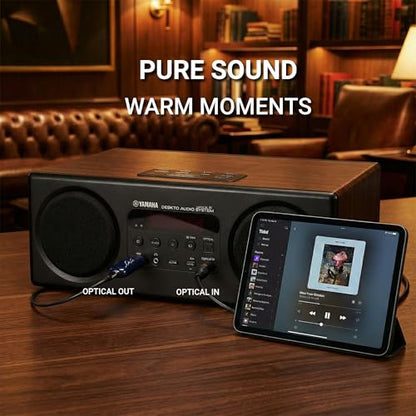 Slash4 Hi-Fi Bluetooth DAC & Headphone Amp ESS Quad DAC ES9219, LDAC/aptX Adaptive, Optical Output, Upgrades Car/Home Audio to High-Res Studio Quality, Wireless Connectivity, USB Powered, Metal Navy