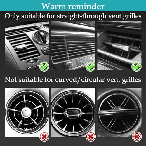 10 Pcs Bling Car Vent Outlet Trim Bling Car Accessories for Women Interior Rhinestone Cars Air Conditioner Vent Decoration Strip Glitter Cars Decorations for Women