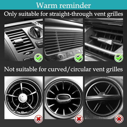 10 Pcs Bling Car Vent Outlet Trim Bling Car Accessories for Women Interior Rhinestone Cars Air Conditioner Vent Decoration Strip Glitter Cars Decorations for Women