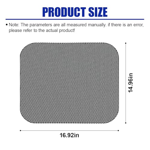 4PCS Car Side Window Sunshade - Reusable Washable Static Cling Film Car Window Shade Sticker Block UV Rays & Heat Glare - Vehicle Window Film Shade Privacy Protector for Most Cars (Black)