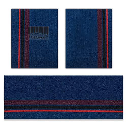 FH Group Car Floor Mats - DIY Ultra Waterproof Trimmable Non-Slip Vinyl Floor Mats, Blue - color: BLUE
