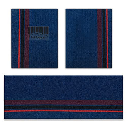 FH Group Car Floor Mats - DIY Ultra Waterproof Trimmable Non-Slip Vinyl Floor Mats, Blue - color: BLUE