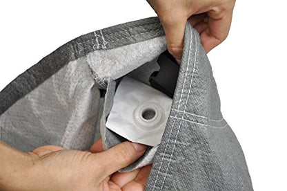 Detailer’s Preference Strong Shell SUV Car Cover with Storage Bag, 4-Layer All-Weather Protection, Ultra Soft Fleece Lining, Double-Stitched Seams, Wind-Resistant Fit, Indoor/Outdoor Use, Large Size