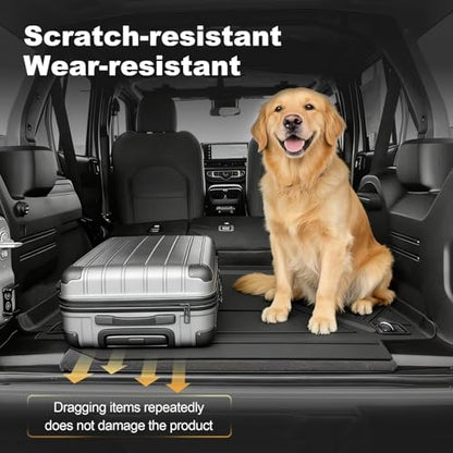 Cargo Mat fit for 2018-2026 Jeep Wrangler JL 4X4 with OEM Subwoofer, All-Weather Guard Trunk Mat Cargo Liners Heavy Duty Waterproof Odorless Durable Wrangler JL 4 Door - NOT FIT 4XE OR JK - style: 7) for Jeep Wrangler JL With Subwoofer 2018-2026 Cargo Lin