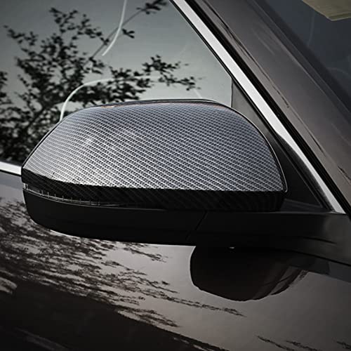 for Volkswagen Atlas 2018 2019 2020 2021 2022 2023 Atlas Cross Sport Side Rearview Mirror Cover, Carbon Fiber Pattern Auto Exterior Atlas Accessories - size: SIDE MIRROR COVER-2PCS