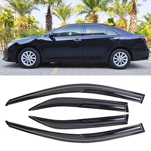 Window Visor Tape-on Side Compatible with 2012-2017 Toyota Camry Window Visor Deflector Rain Guard Window Visors for Cars, Vent Deflector 4 pcs 94822 - size: 2012-2017 Toyota Camry