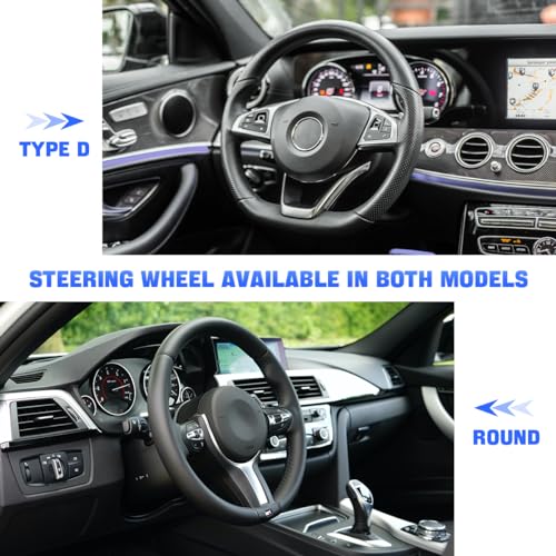 zipelo Elastic Stretch Steering Wheel Cover, Microfiber Breathable Ice Silk, Universal 15 Inch Anti-Slip Car Steering Wheel Protector, Warm in Winter and Cool in Summer, for Men and Women (White) - color: White