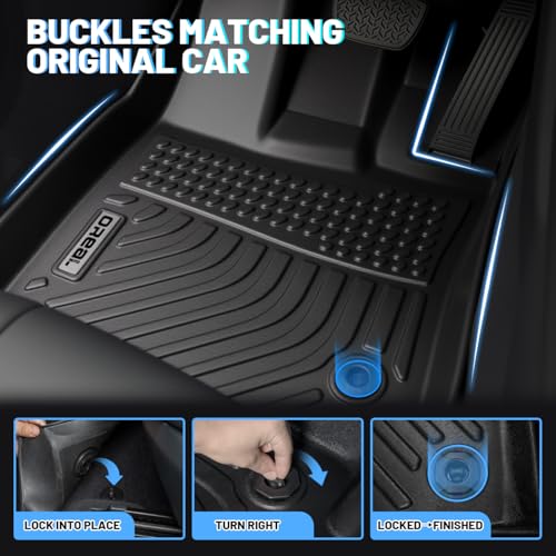 orealtrend Car Floor Mats Replacement for Volkswagen VW Jetta 2012-2018 Heavy Duty All Weather Guard Black Front Rear Liners Carpet Custom Fit- NOT for 2012-2014 Jetta Sportwagen