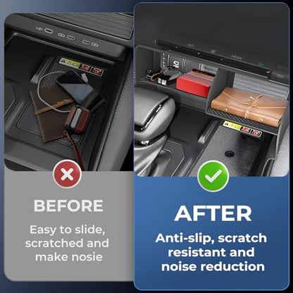 Center Console Organizer for Toyota Land Cruiser Prado 250 2026 2025 2024, Interior Accessories Storage Box Insert Tray for 2024-2026 Land Cruiser, Black - style: 5) Fits for Toyota Land Cruiser 2024-2026,B