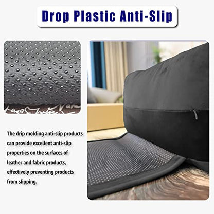 Headrest Pillow with Pearl Cotton Filling - Non-Slip Headrest Cushion for Recliners, Sofas and Loveseats (Black) - color: Black