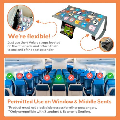 Little Traveler Toddler Airplane Bed & Seat Extender – Cozy & Easy Setup Airplane Bed for Kids, Ages 1-4