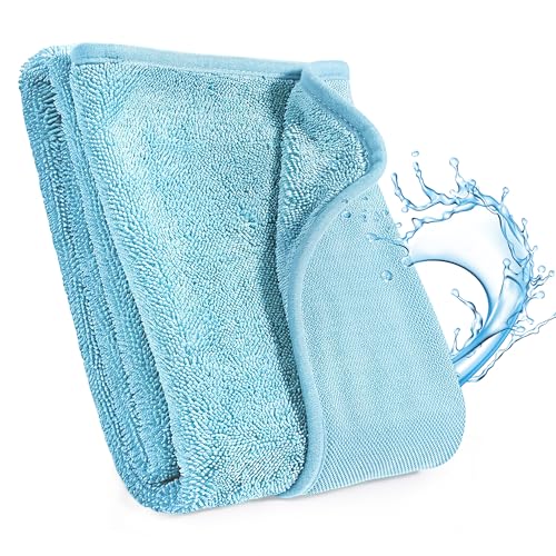 JOYMOOP Microfiber Towels for Cars, 63" x 29.5" Car Drying Towel, Blue Reusable Car Towel, Quick Drying Car Microfiber Cleaning Cloth for RVs, SUVs, Trucks - color: New Car Towels - Blue, size: 63"x29.5" - 1pcs