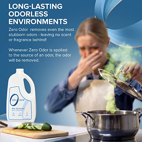 Zero Odor - Multi-Purpose Strong Odor Eliminator for Home, Office, Car, Bathroom, Hotel, Room Deodorizer, and Odor Neutralizer 64oz Refill, 2-Pack - size: 64 Fl Oz (Pack of 2)