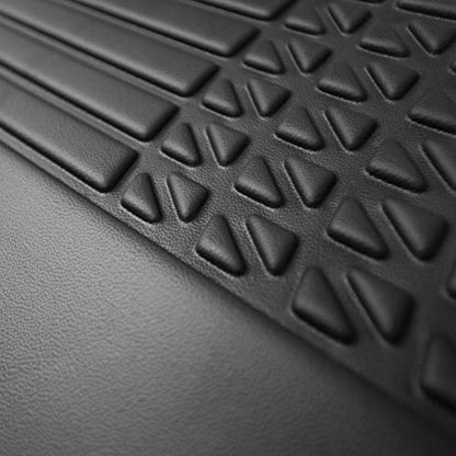 FH Group Automotive Floor Mats - Deep Dish Floor Mats, TPO Plastic Climaproof Floor Mats for Cars, Universal Fit, Trimmable Car Floor Mats, Full Set, Floor Mats for Sedan, SUV, Truck Floor Mats Black