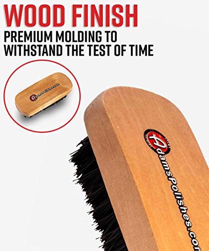 Adam's Polishes Cockpit Detailing Brush (Mini) - Car Cleaning Brush | Scrub Brush for Interior Leather Cleaner Carpet Upholstery Bathroom Fabric Shoe - size: Mini