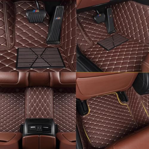 Luxury Custom Personalized Floor Mats for 99% of Sedan, Trucks SUV, Anti-Slip Full Coverage All Weather Car Mat Set (Black) - color: Black