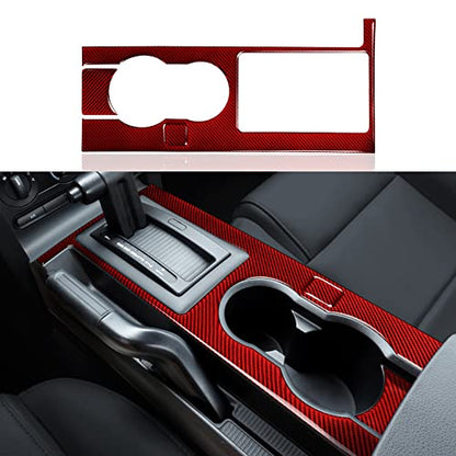 Car Gear Shift Box Panel Sticker Carbon Fiber Decal for Ford Mustang GT Shelby 2005 2006 2007 2008 2009 S197 Accessories - color: Gear Shift