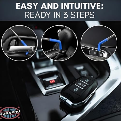 22-Piece Car Repair Tool Kit – Stainless Steel Automotive Tools, Inflatable Air Wedge, Multifunctional Vehicle Maintenance & Emergency Set with Carrying Bag