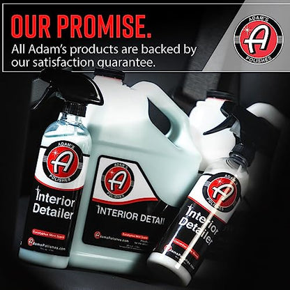 Adam's Polishes Interior Detailer 16 fl. oz - Total Car Cleaner, Protectant & Dressing | All Purpose Leather Conditioner | Vinyl, Dashboard, Screen, Seat Cleaner & More - Pack of 2 - size: 32 Fl Oz (Pack of 1)