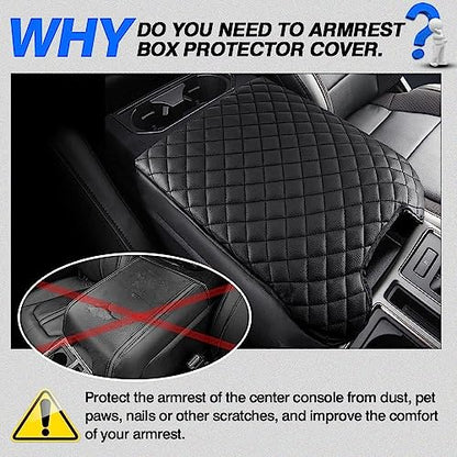 Autorder Center Console Cover for 2015-2020 Ford F150 /2017-2022 F250 F350 F450 /2018-2024 Expedition Accessories Armrest Cover Anti-Scratch Middle Console Pad Armrest Protector(Bucket Seat ONLY) - size: 15-20 Ford F150
