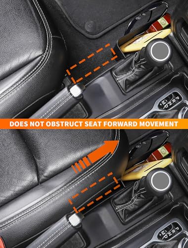 Savadicar GT-2 Shifter Storage Box, Gear Shift Side Tray, Center Console Organizer Compatible with 2018-2025 Jeep Wrangler JL JLU 4XE & Gladiator JT, Interior Storage Accessories, Black, 1 PC - size: Std, style: No Pattern