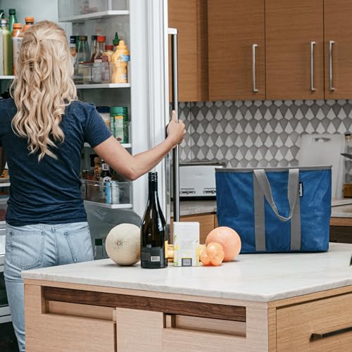 CleverMade Unisex Ecobasket - color: Gray, size: 30L - 3 Pack