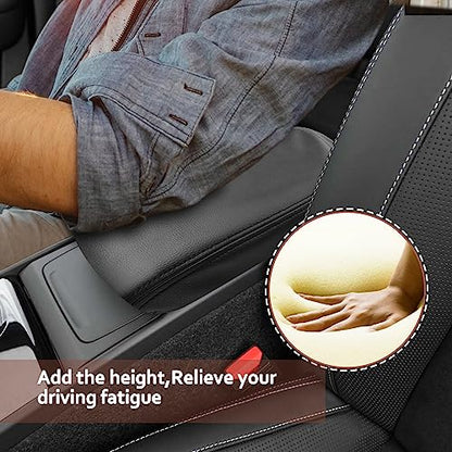 SKTU for 2019-2025 2026 Volvo XC40 Center Console Cover for 2023 2024 2025 2026 Volvo XC40 Accessories Armrest Cover 2024 2025 2026 XC40 Seat Box Cover XC40 Center Console Soft Cushion (Black) - color: 2019-2025 2026 XC40 Black