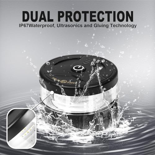 Agrieyes USB-C Wireless Beacon Light, 32 LED Rechargeable Strobe Lights with Magnetic, Mini Amber Flashing Warning Emergency Safety Lights for Trucks Vehicles Tractor, Portable Waterproof