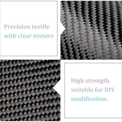 4.2ft x12in Carbon Fiber Fabric Roll – 3K Twill Weave, 200gsm Black Carbon Fiber Cloth for Reinforcement, Auto DIY, Marine & RC Projects