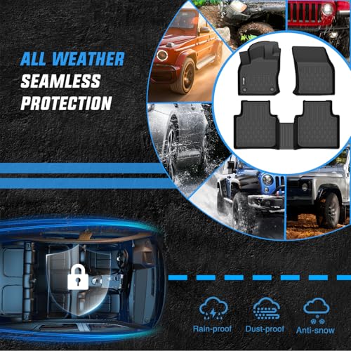 Nilight TPE Floor Mats for Volkswagen Tiguan 2018 2019 2020 2021 2022 2023 2024, All Weather Custom Fit Heavy Duty Floor Liners - color: 2018-2024 Volkswagen Tiguan