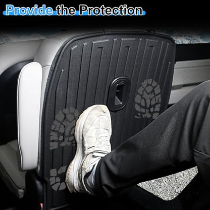 Second Row Backrest Mats for 2020-2025 Hyundai Palisade, All Weather TPE Seat Back Covers Kick Mats for Hyundai Palisade Accessories-7 Passenger Only - size: For Hyundai Palisade Kick Mats 2020-2025