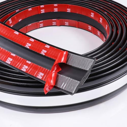 18FT Automotive Chrome Trim Molding Heavy Duty Car Side Molding UV Protected Scratch-Proof for RV Truck Motor Bumper Door Window Self Adhesive, 1-11/16" Wide