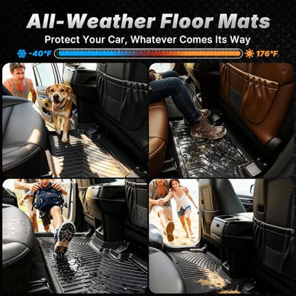 OEDRO Floor Mats Fit for 2018-2023 Hyundai Kona & 2022 2023 Kona N (Not Fit Electric Models), TPE All-Weather Custom Fit Floor Liners for Kona Accessories,1st & 2nd Row Mats Car Mats, Black - style: 2018-2023 Hyundai Kona 1st & 2nd