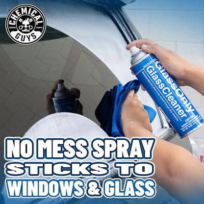 Chemical Guys CLDSPRAY100 Foaming Glass Cleaner (Works on Glass, Windows, Mirrors, Navigation Screens & More; Car, Truck, SUV and Home Use), Ammonia Free & Safe on Tinted Windows, 19 fl oz