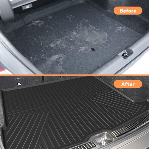 AOMSAZTO Floor Mats Compatible with Mercedes Benz GLC 300 2016-2022 (Not for Coupe): All Weather Floor Mats & Cargo Mat for GLC300 GLC250 GLC300e GLC43 AMG GLC63 AMG Full Set Floor & Trunk Liner - style: 2) for Mercedes Benz GLC (Not Coupe) | 2016-2022 |