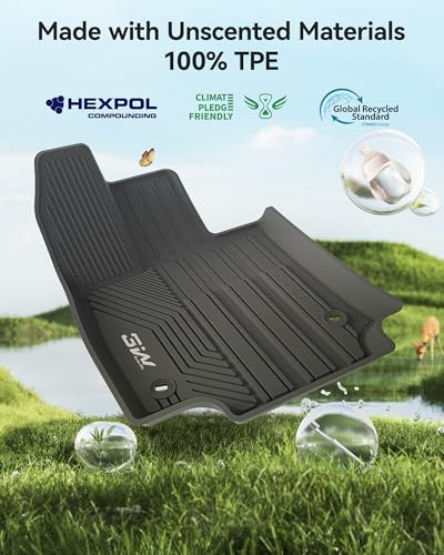 3W Floor Mats & Cargo Liner Fit Toyota RAV4 2019-2025 (Not for Hybrid or Prime) TPE All Weather Custom Fit Floor Liner for Toyota RAV 4 LE/XLE/Limited/TRD/Adventure Car Mats and Trunk Mat - size: 2. Toyota Rav4|19-25|floor Mats & Cargo Liner