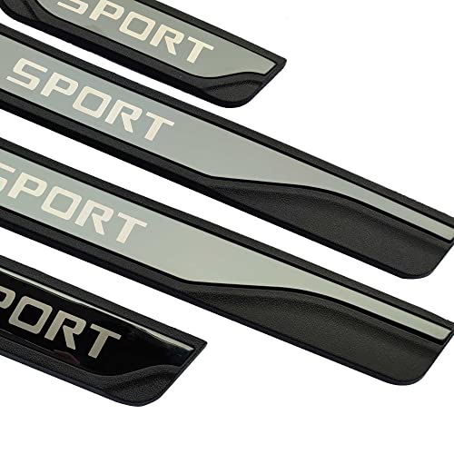 Auto Door Sill Cover Interior Accessories, for Honda Civic 2022 Stainless Steel with Plastic Protector, Kick Panels Scuff Guard Plate
