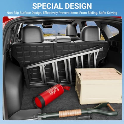 Xipoo Cargo Liner Compatible with 2022-2026 Tucson Backrest Mat TPE Material Trunk Mat (NO Hybrid) Cargo Liner Replacement for 2022 2023 2024 2025 2026 Tucson Accessories (Backrest Mat) - color: Backrest Mat