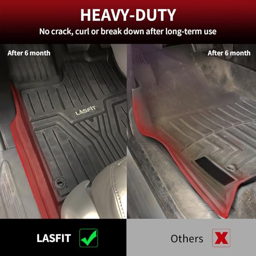 LASFIT Floor Mats for Honda Odyssey 2026 2025 2024 2023 2022 2021 2020 2019 2018 Mini Passenger Van, All Weather TPE Car Liners,1st & 2nd & 3rd Row (EX-L/Elite/Touring/Sport-L/Sport/EX/LX) - style: 7）For Honda Odyssey | 2018-2026 | 1st & 2nd & 3rd Row
