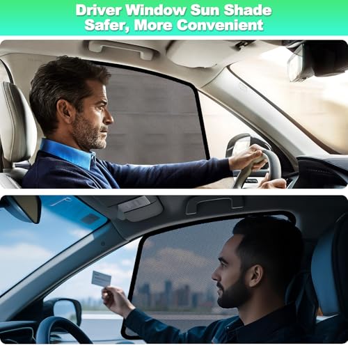 2019-2024 RAV4 Window Shades -Car Window Shade for Baby and Driver, Breathable Mesh Car Privacy Curtains for Side Windows, UV Protection and Heat Insulation for Road Trips, Napping - size: RAV4(2019-2024) 4PCS