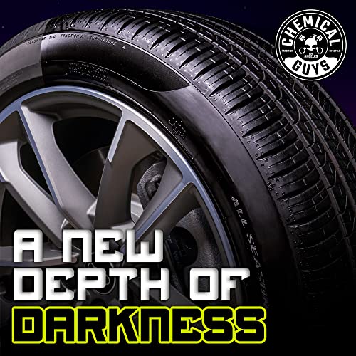 Chemical Guys Galactic Black Wet Look Tire Shine Dressing – High Gloss Tire Spray for Trim & Rubber – Restores Deep Black Shine and Protection for Cars, Trucks, Motorcycles and RVs, 16 oz - size: 16 Fl Oz