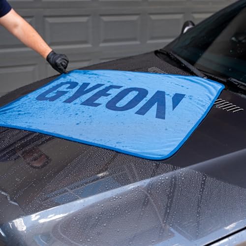GYEON Silk Dryer – Ultra Soft Microfiber Car Drying Towel, Super Absorbent, Streak-Free, Lint-Free, Safe for Ceramic Coatings, Ideal for Cars, Trucks, SUVs, Auto Detailing - size: 20"x22" Inches