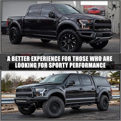 Carbon Fiber Direct Replacement Side Mirror Covers Caps for 2015-2020 Ford F150, Directly Replace Style, Not Sticker Style - color: Carbon Fiber
