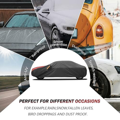 Car Cover Outdoor Automobiles Waterproof All Weater, Universal Fit (Length Up to 240 inch) XL+ - color: 4 Truck Cover, size: T3 Fit Truck Length up 230-242 inch