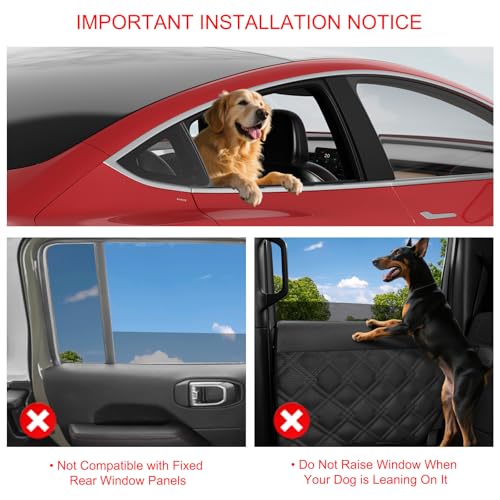 Surfcabin Back Seat Extender for Dogs – Waterproof Dog Seat Cover for Back Seat with Door Protection, Easy to Use and Clean, Hard Bottom, Holds 420 lbs Dog Hammock for Cars, SUVs & Small-Size Trucks - size: Fit for Car and SUV Small Trucks