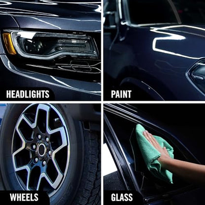 Turtle Wax Hybrid Solutions Ceramic 3-in-1 Car Detailer, Waterless Car Wash, Long-lasting HydrophobicWax Protection and High Gloss Shine, Safe For All Exterior Surfaces, 32 oz (Pack of 3) - size: 32 Fl Oz (Pack of 3)