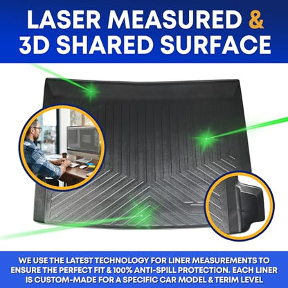 Premium Cargo Liner for Audi Q8 2019-2026 - 100% Protection - Custom Fit Car Trunk Mat - Easy-to-Wash & All-Season Black Cargo Mat - 3D Shaped Laser Measured Trunk Liners for Audi Q8 2019-2026 - size: For Audi Q8