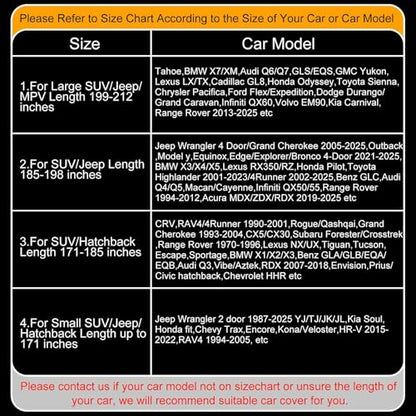 Full Enclosed Car Cover Universal Fit Wrangler 2 Door 1987-2025 YJ/TJ/JK/JL,Kia Soul,Honda fit,Chevy Trax,Encore,Kona/Veloster,HR-V 2015-2022 Fit Small SUV/Hatchback/Jeep Length up to 171 in - size: 6.For Small SUV/Jeep/Hatchback Length Up to 171 in