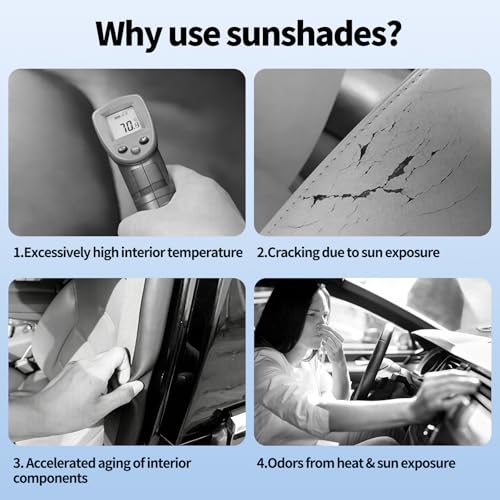 8 PCS Window Shades for Toyota RAV4 2019-2025 2026 Accessories, UV Sun Heat Insulation & Privacy Protection, Full Set Windshield Side Rear Window Sun Shade Covers for Camping Napping Leisure - size: For Toyota Rav4 2019-2026